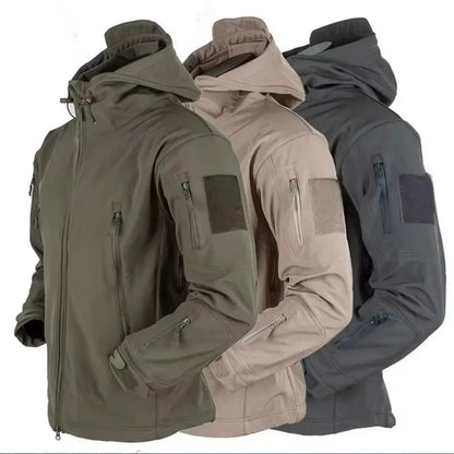 Wasserdichte Herren Softshelljacke Outdoor Windjacke - BerlinGlamour
