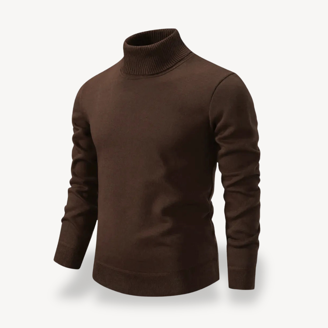 Solider Rollkragenpullover für Herren | Loravelle 1