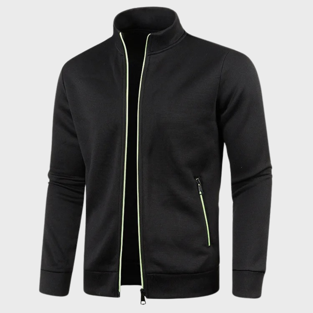 Herren Strickjacke Lässig Reißverschluss Taschen - BerlinGlamour