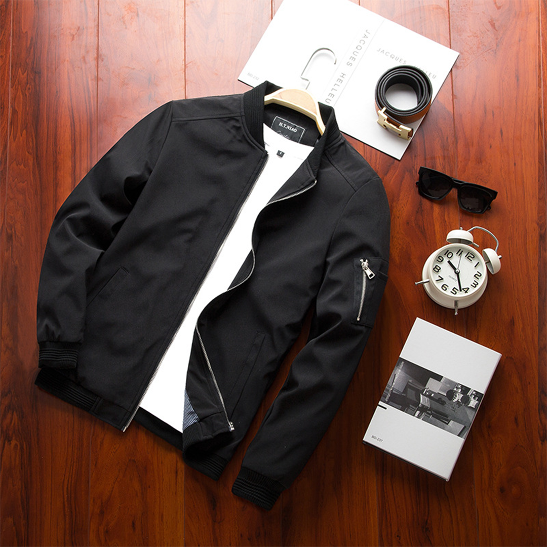 Sommerjacke - Leichtgewicht - Zip-Up - Bomberjacke - Herrenjacke-Chaps Herrenmode