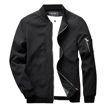 Sommerjacke | Reißverschluss | Dünn | Bomberjacke | Herrenjacke-Chaps Herrenmode