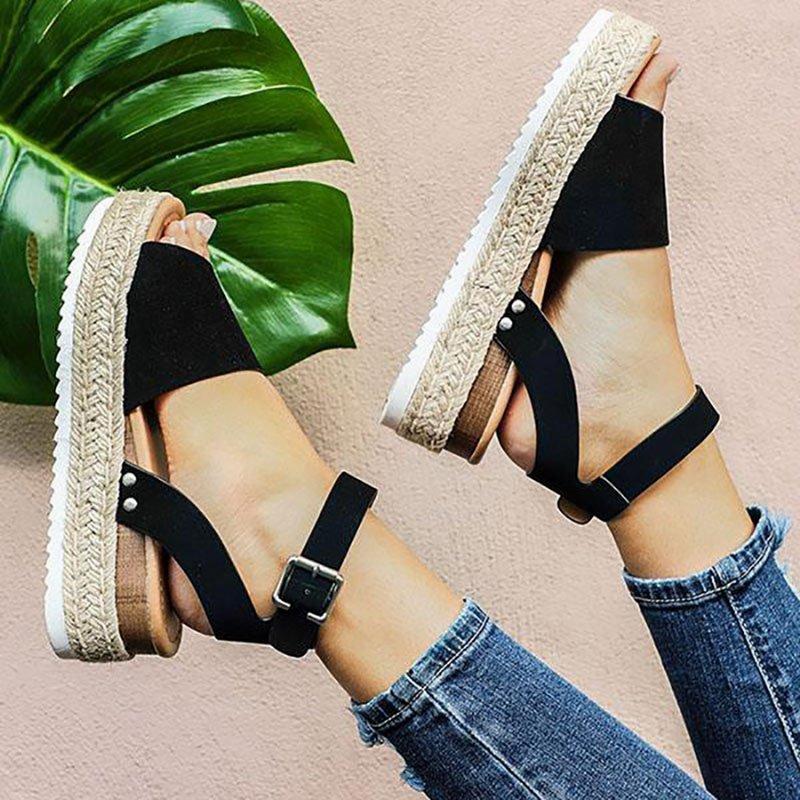 Damen Sandalen Sommer Schuhe Offene Zehen - BerlinGlamour