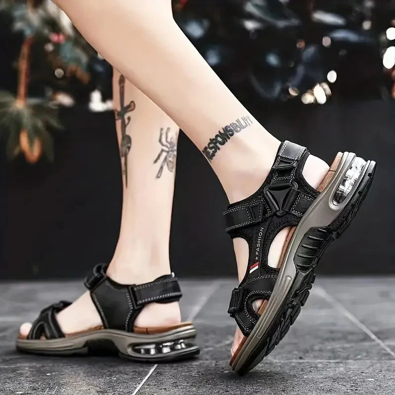 Sport-Sandalen | Ergonomisch | Fußgewölbeunterstützung | Orthopädische Sandalen | Herrenschuhe-Chaps Herrenmode