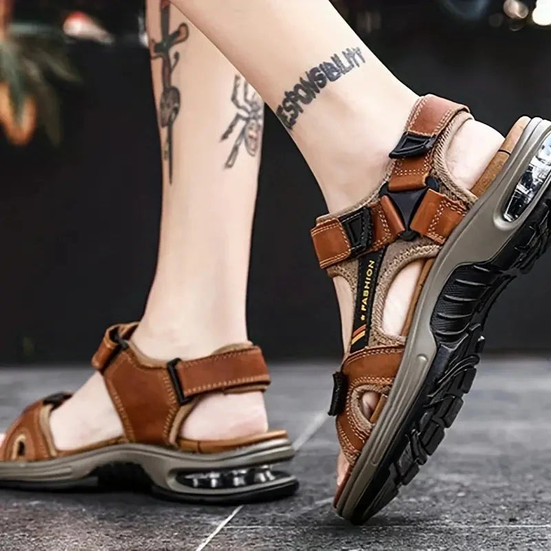 Sport-Sandalen | Ergonomisch | Fußgewölbeunterstützung | Orthopädische Sandalen | Herrenschuhe-Chaps Herrenmode