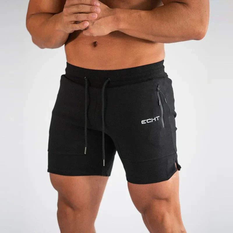 Männer Sportshorts Laufshorts mit Kordelzug und Taschen - BerlinGlamour