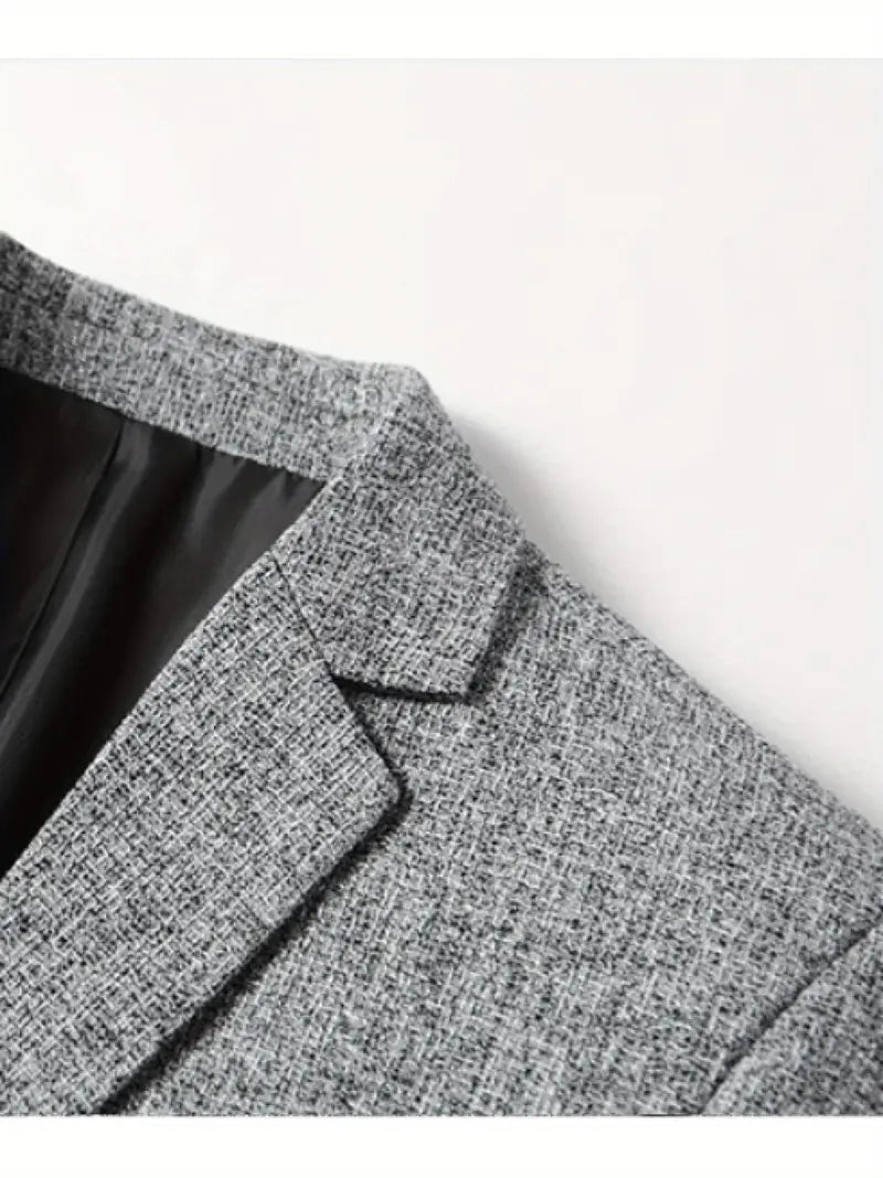 Herren Slim Fit Blazer Jacke Modern