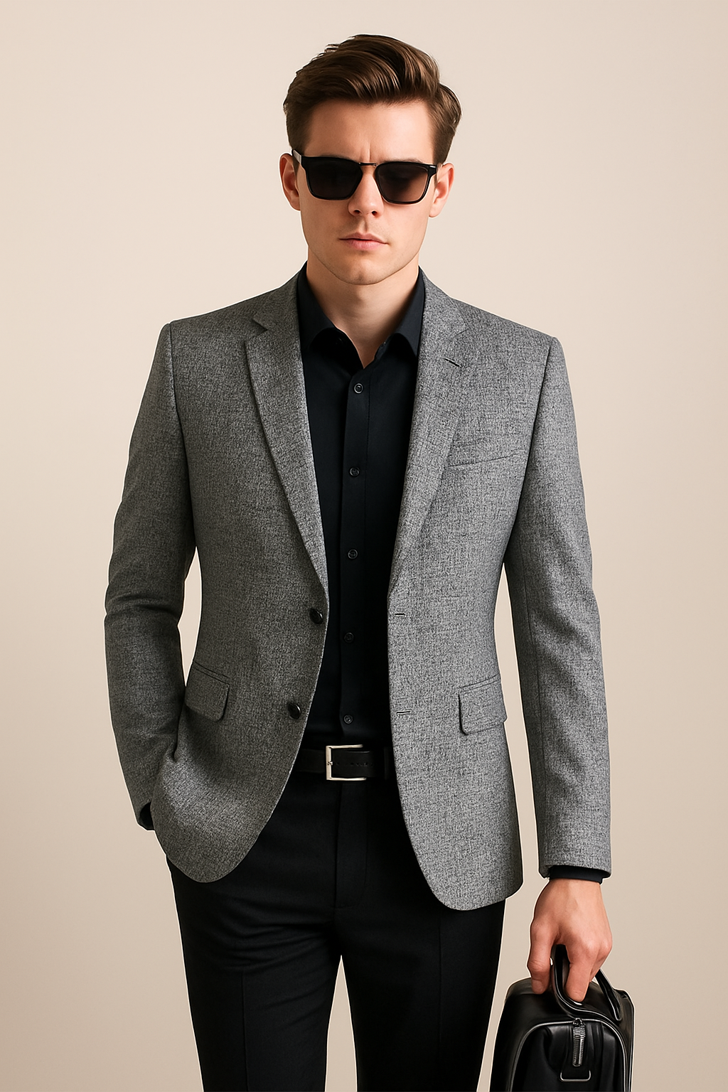 Herren Slim Fit Blazer Jacke Modern - BerlinGlamour