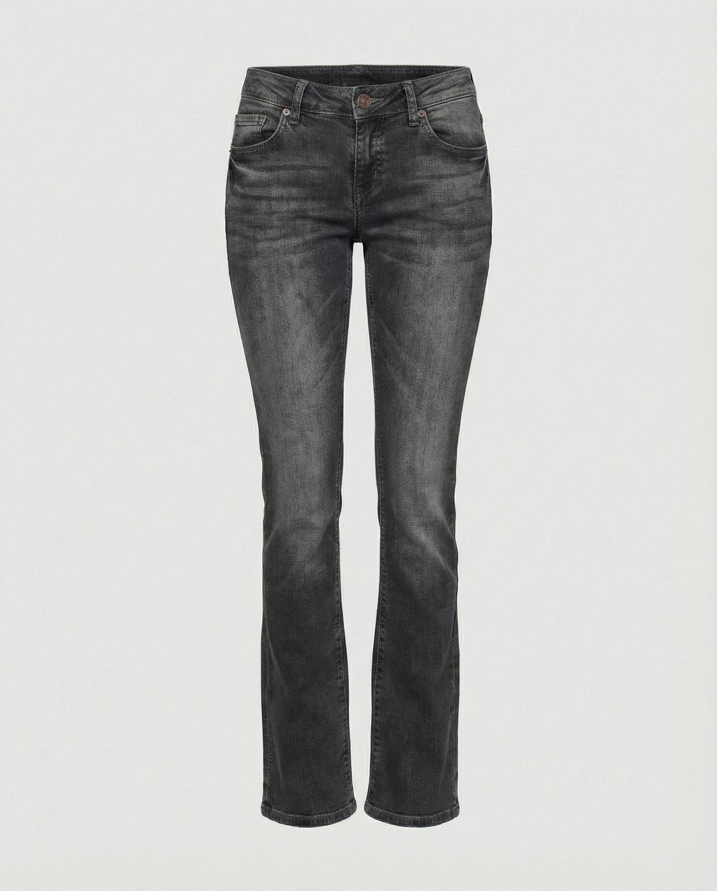 Damen Jeans Flare Low-Rise mit Vintage-Look