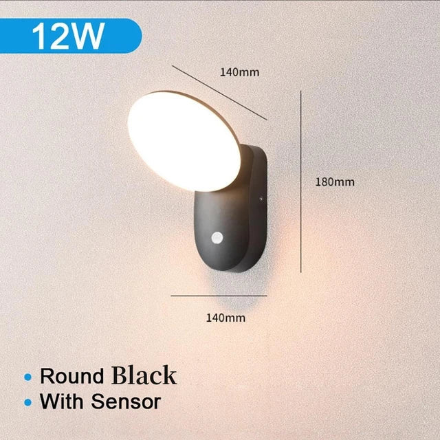 LED Außenleuchte mit Bewegungsmelder Dunkelsensor