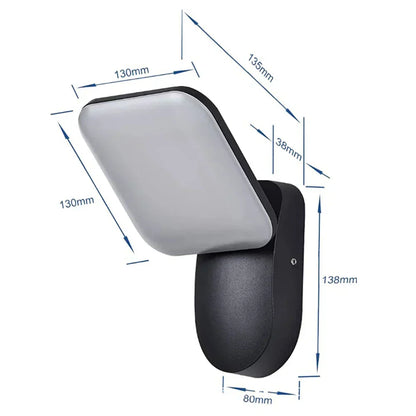 LED Außenleuchte mit Bewegungsmelder Dunkelsensor
