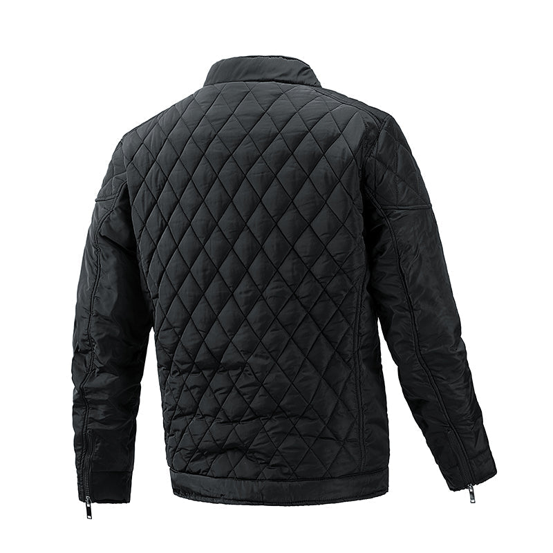 Steppjacke | Mit Reißverschluss | Kariert | Herbstjacke | Herrenjacke-Chaps Herrenmode