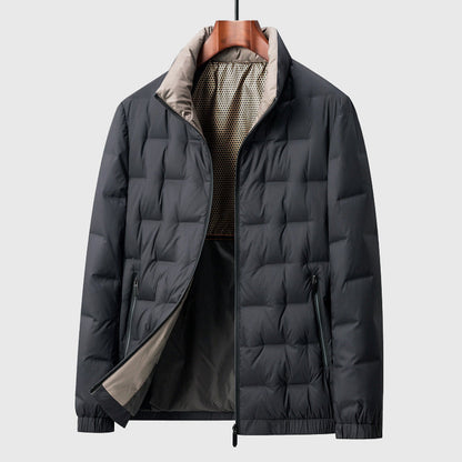 Steppjacke | Reißverschluss | Leicht | Winterjacke | Herrenjacke-Schwarz-S-Chaps Herrenmode