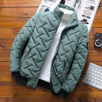 Steppjacke – Reißverschluss – Winddicht – Gesteppte Jacke – Winterjacke für Männer-Chaps Herrenmode