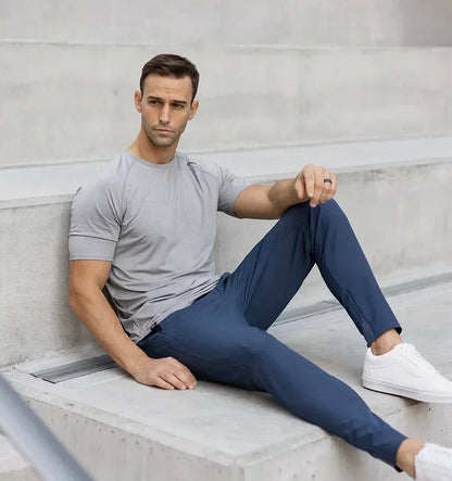Stretch-Hose – Lässige, schmale Chino-Hose für Männer-Chaps Herrenmode