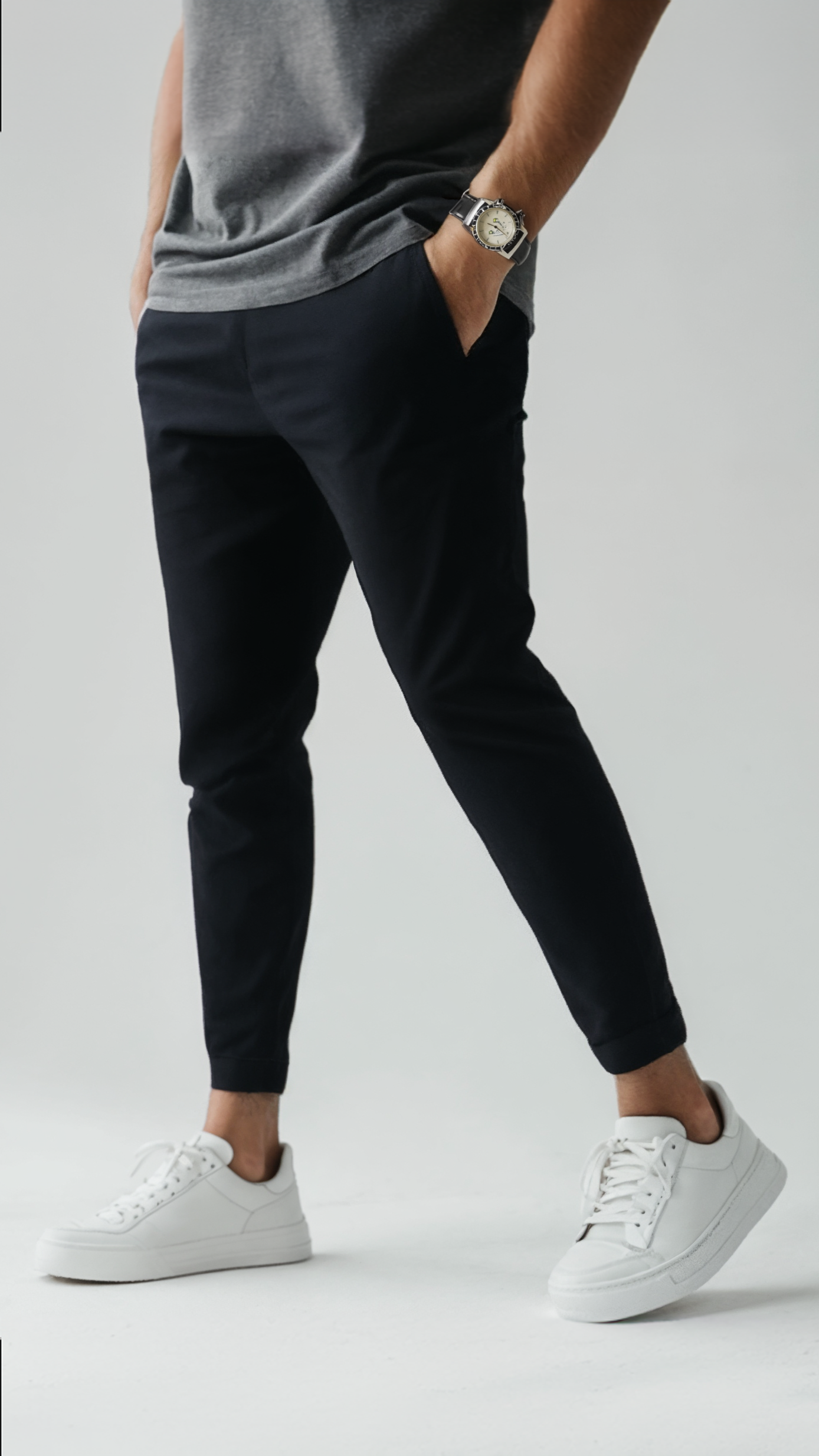 Herren Chino Hose Slim Fit Stretch - BerlinGlamour