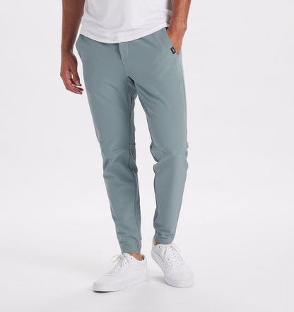 Stretchhosen - Herren Casual Slim Tactical Pants mit Taschen-Hellblau-M-Chaps Herrenmode