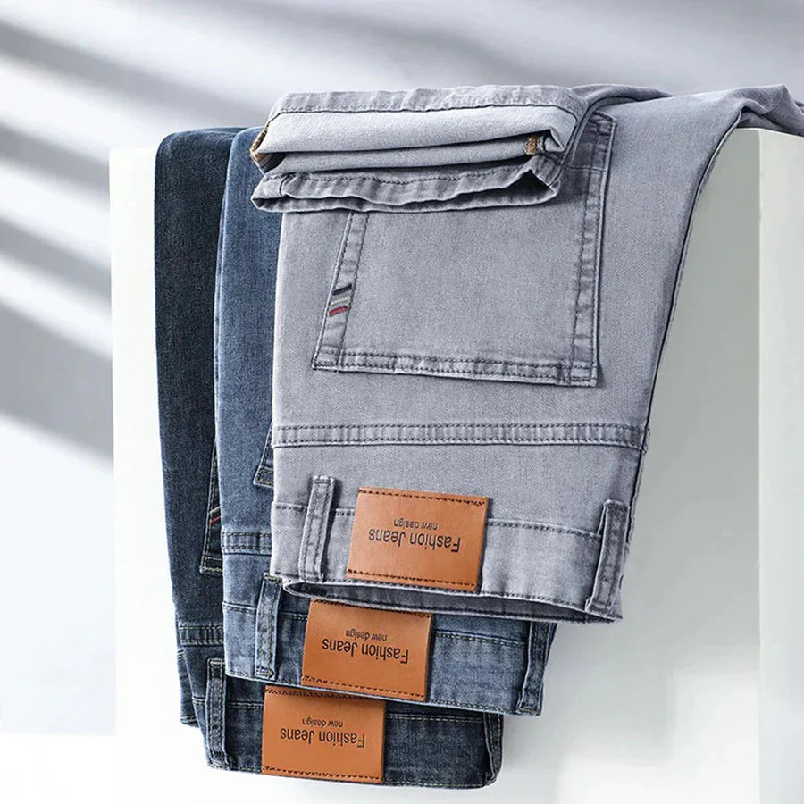 Stretchjeans | Bequem | Normale Passform | Gerade geschnittene Jeans | Herrenjeans-Chaps Herrenmode
