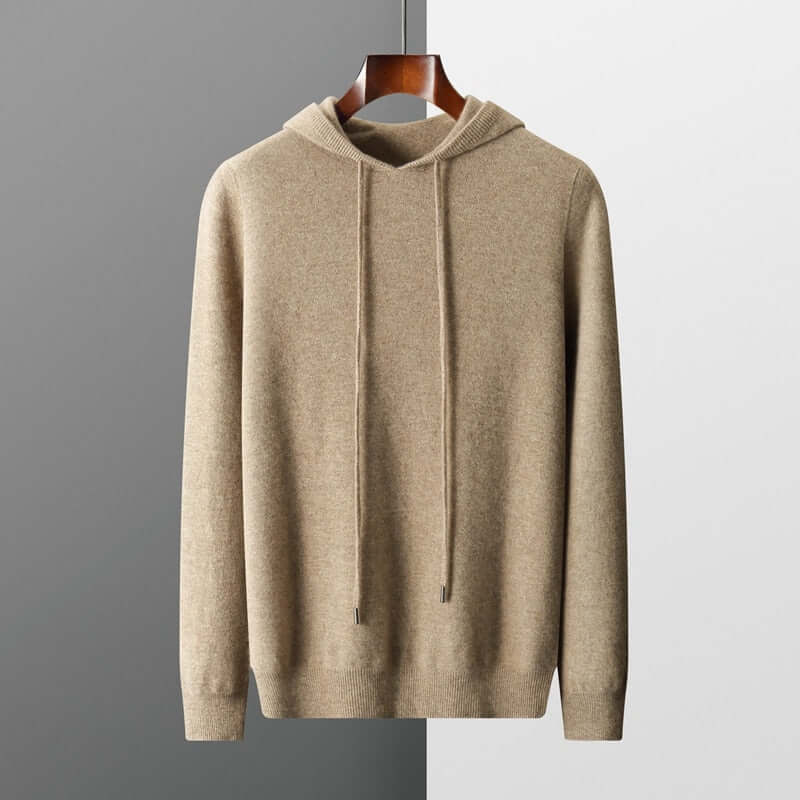 Herren Strickpullover Kapuze Größe XL Baumwolle - BerlinGlamour