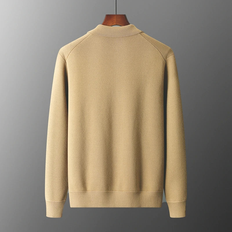 Strickjacke | Mit Kragen | Taschen | Strickjacke mit Knöpfen | Herren-Strickmode-Chaps Herrenmode