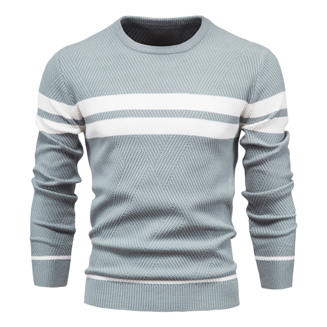 Herren Strickpullover Slim Fit Rundhals - BerlinGlamour