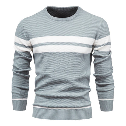 Herren Strickpullover Slim Fit Rundhals - BerlinGlamour