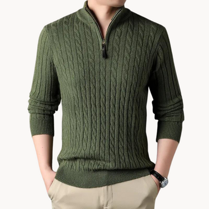 Strickpullover – Kurzer Reißverschluss am Hals und schnelle Luftstromkontrolle 5