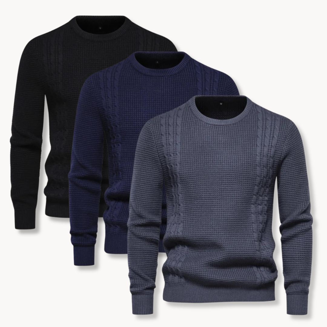 Strickpullover – Patchwork-Einsätze und einfache Wärme im Lagenlook 8
