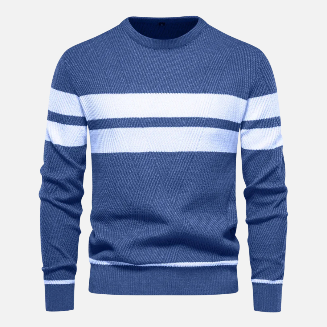 Strickpullover – Strukturierte Polyestermischung und warmer Luftstrom 0