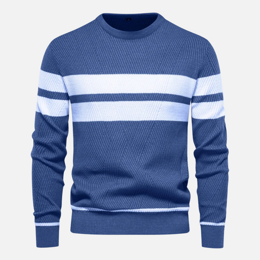Strickpullover – Strukturierte Polyestermischung und warmer Luftstrom 0