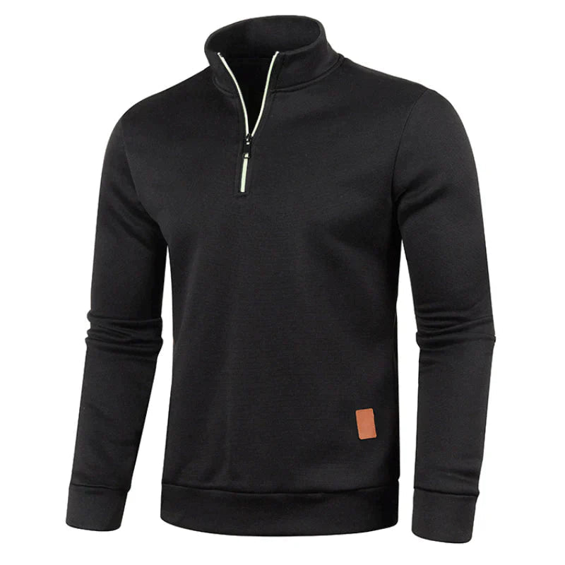 Strickpullover – Strukturierter Polokragen & Wärmespeicherung 1