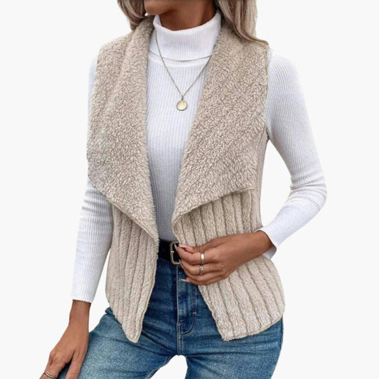 Strukturierte Weste für Damen 0