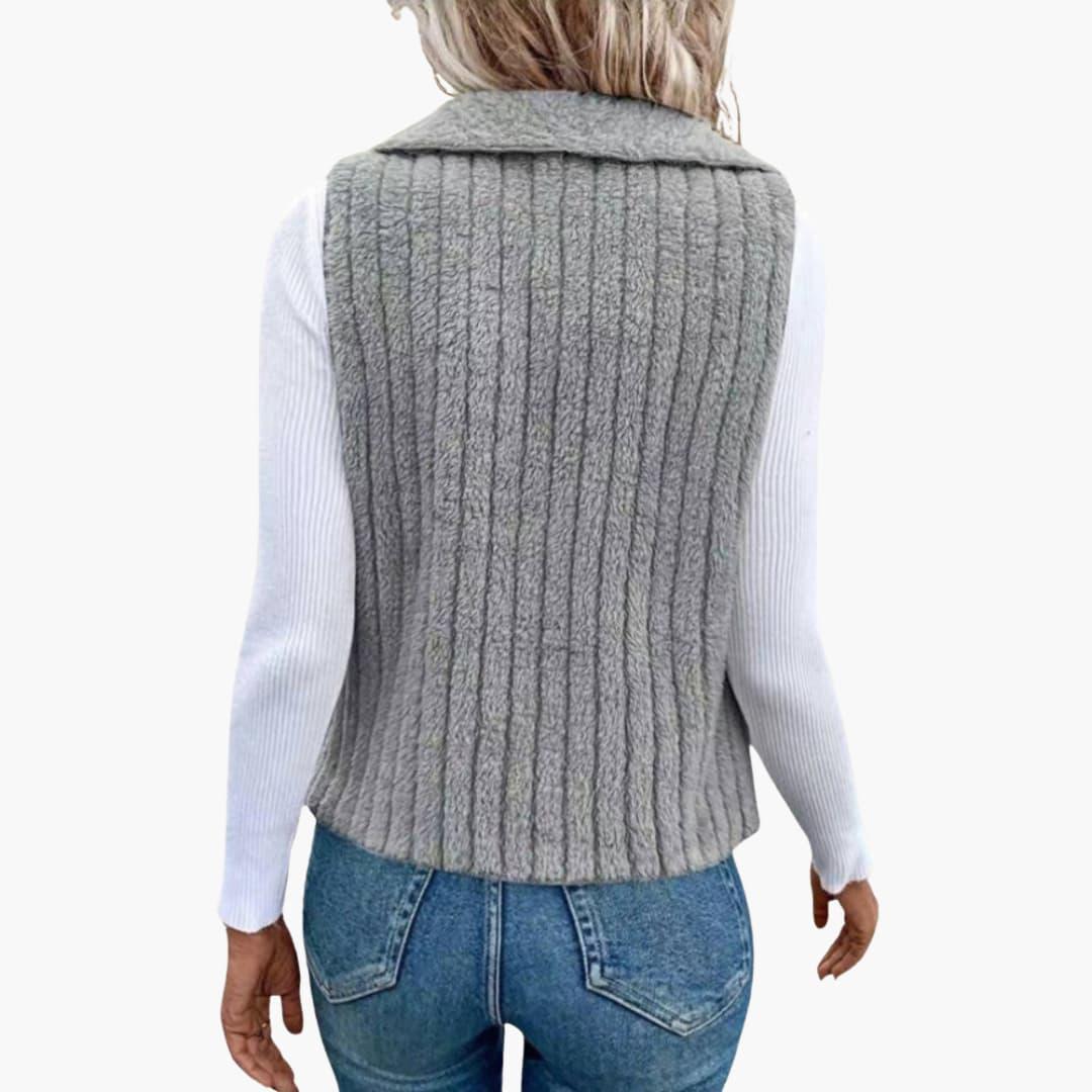 Strukturierte Weste für Damen 3