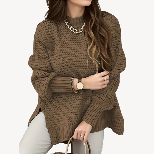 Strukturierter Strickpullover für Damen | Loravelle 0