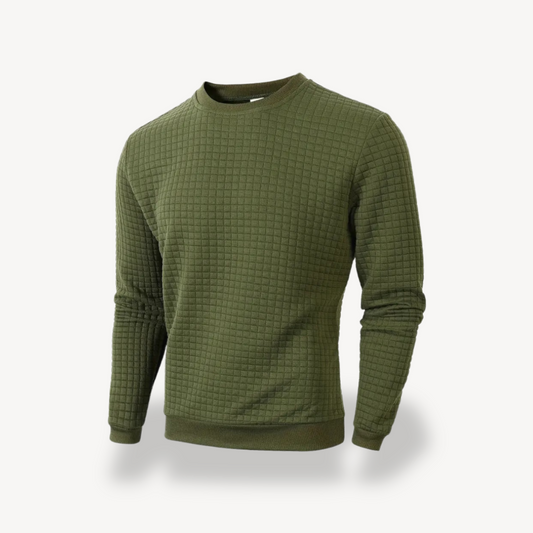 Strukturiertes Strick-Sweatshirt für Herren | Loravelle 0