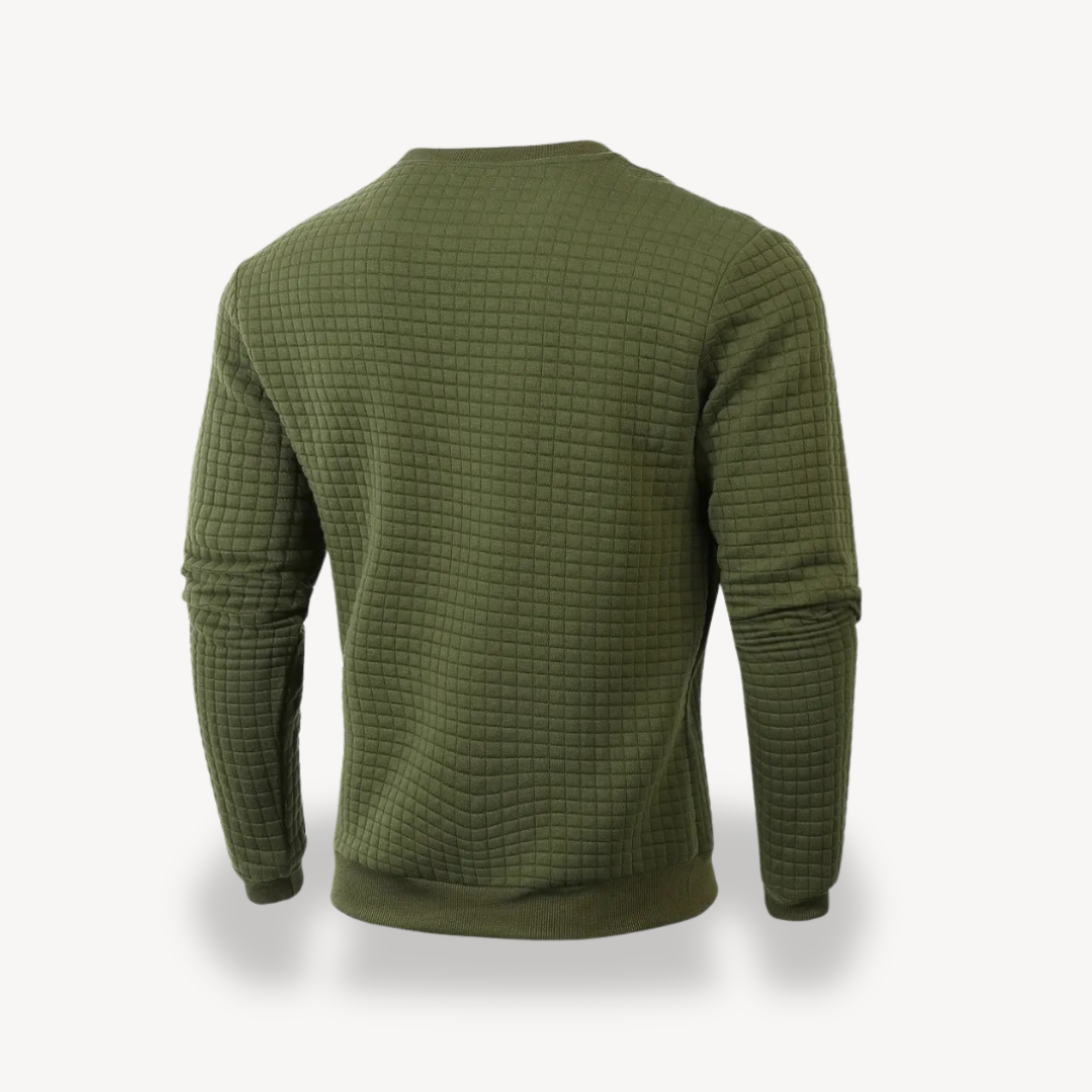 Strukturiertes Strick-Sweatshirt für Herren | Loravelle 2
