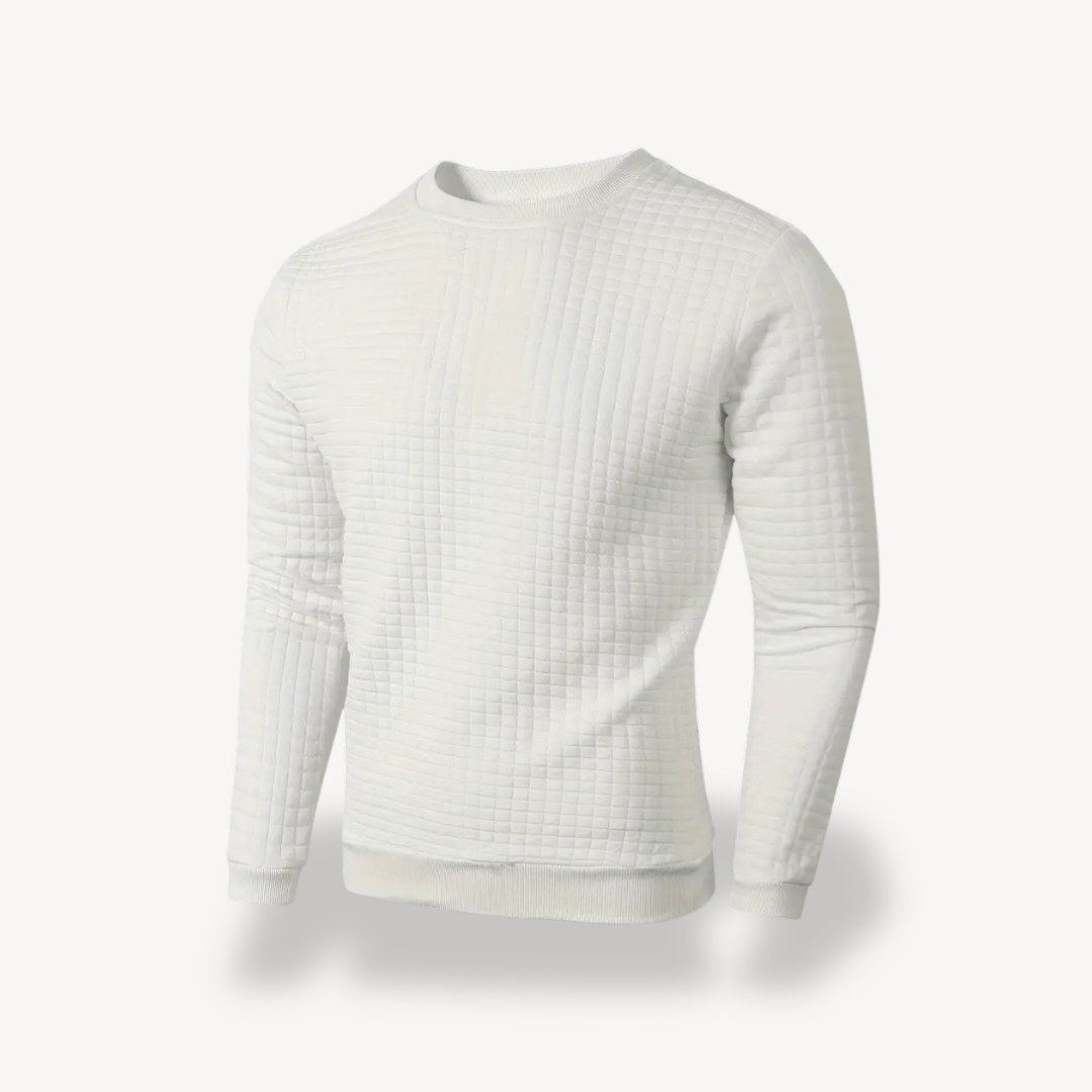 Strukturiertes Strick-Sweatshirt für Herren | Loravelle 3