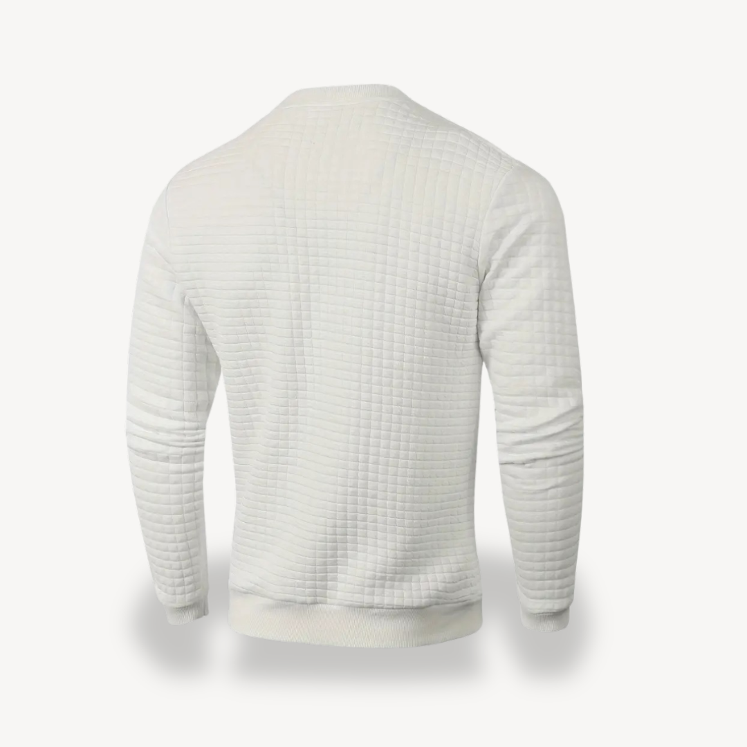 Strukturiertes Strick-Sweatshirt für Herren | Loravelle 4