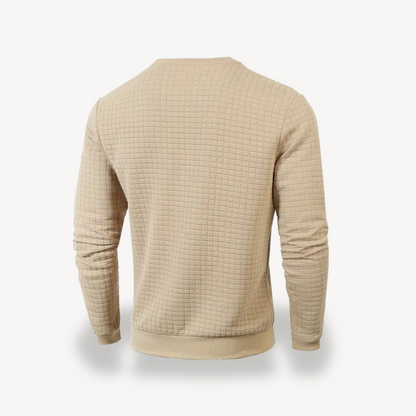 Strukturiertes Strick-Sweatshirt für Herren | Loravelle 6