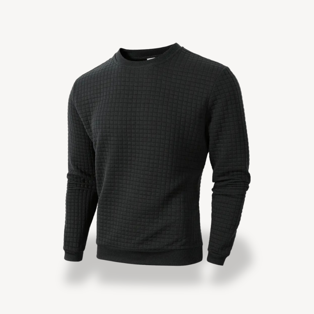 Strukturiertes Strick-Sweatshirt für Herren | Loravelle 7