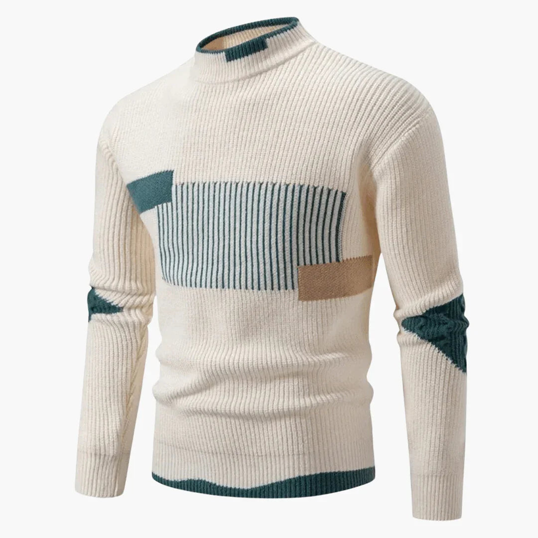 Strukturiertes Strickpullover für Herren 0