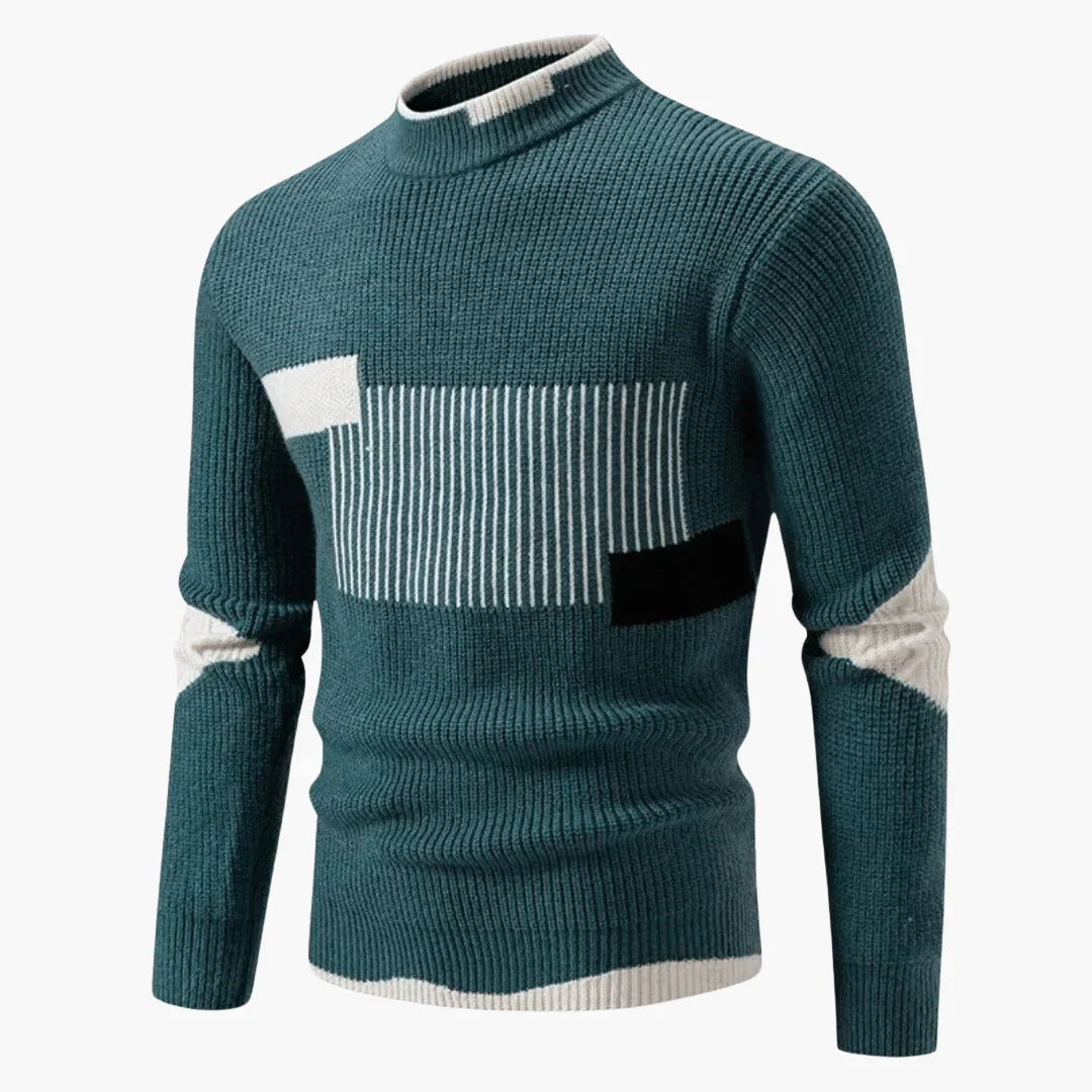 Strukturiertes Strickpullover für Herren 2