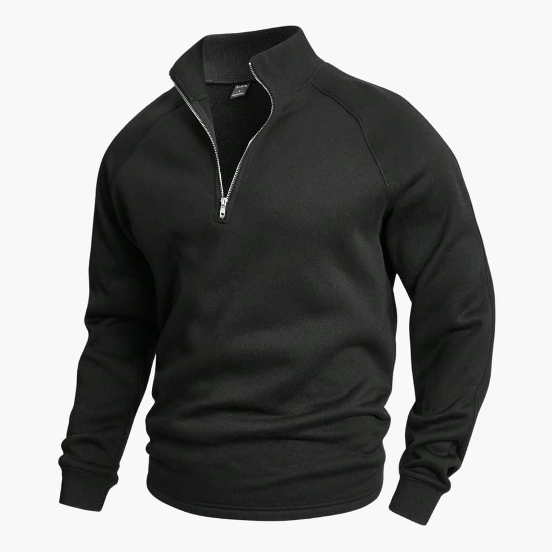 Stylischer Halfzip Strickpullover für Herren 0