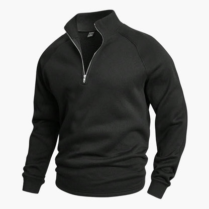 Stylischer Halfzip Strickpullover für Herren 0