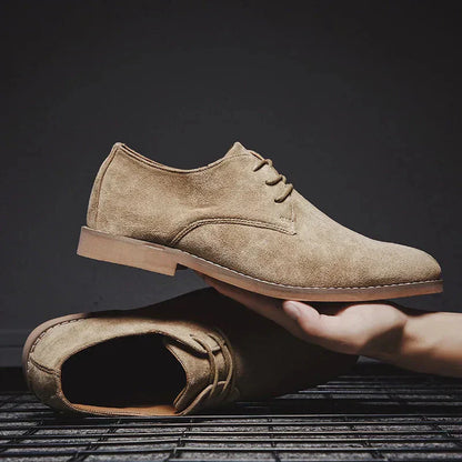 Herren Schnürschuhe Minimalistisch Frühling Schwarz - BerlinGlamour