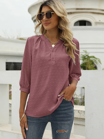 Farbenfrohe Damenbluse Patchwork Bluse Sommer