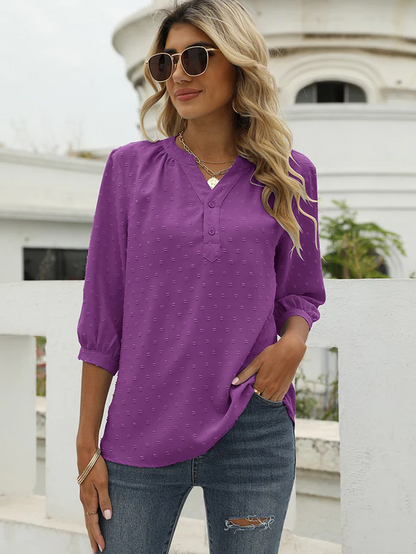 Farbenfrohe Damenbluse Patchwork Bluse Sommer