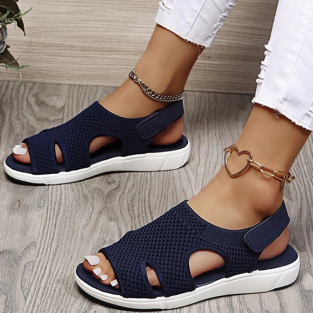 Damen-Sandalen Bequem Atmungsaktiv Komfort