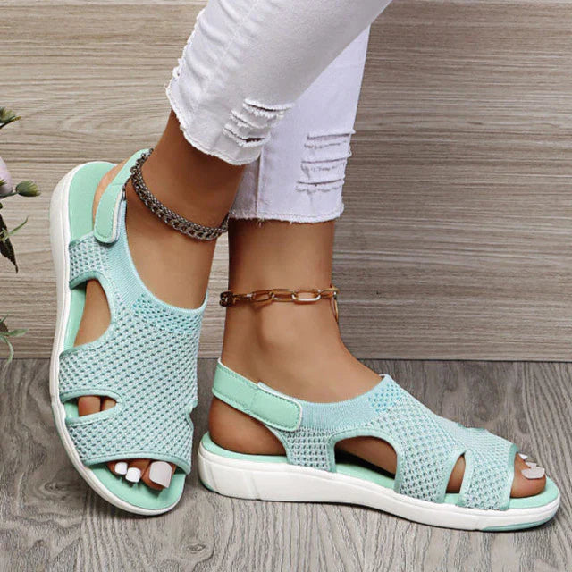 Damen-Sandalen Bequem Atmungsaktiv Komfort