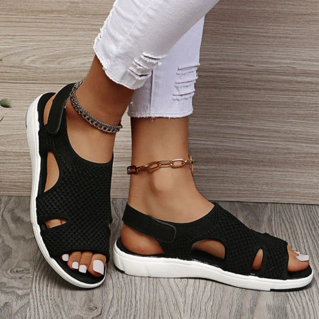 Damen-Sandalen Bequem Atmungsaktiv Komfort