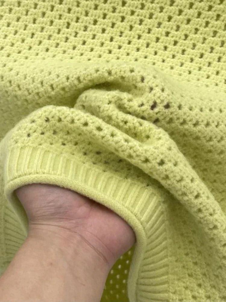 Damen Strickpullover Ärmellos Modern Elegannt - BerlinGlamour